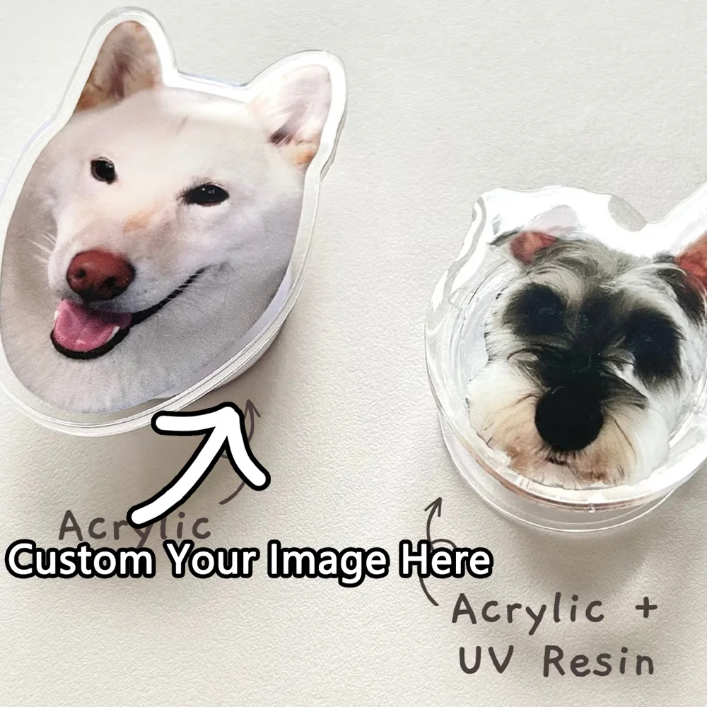 Customized acrylic phone holder with personalized pattern