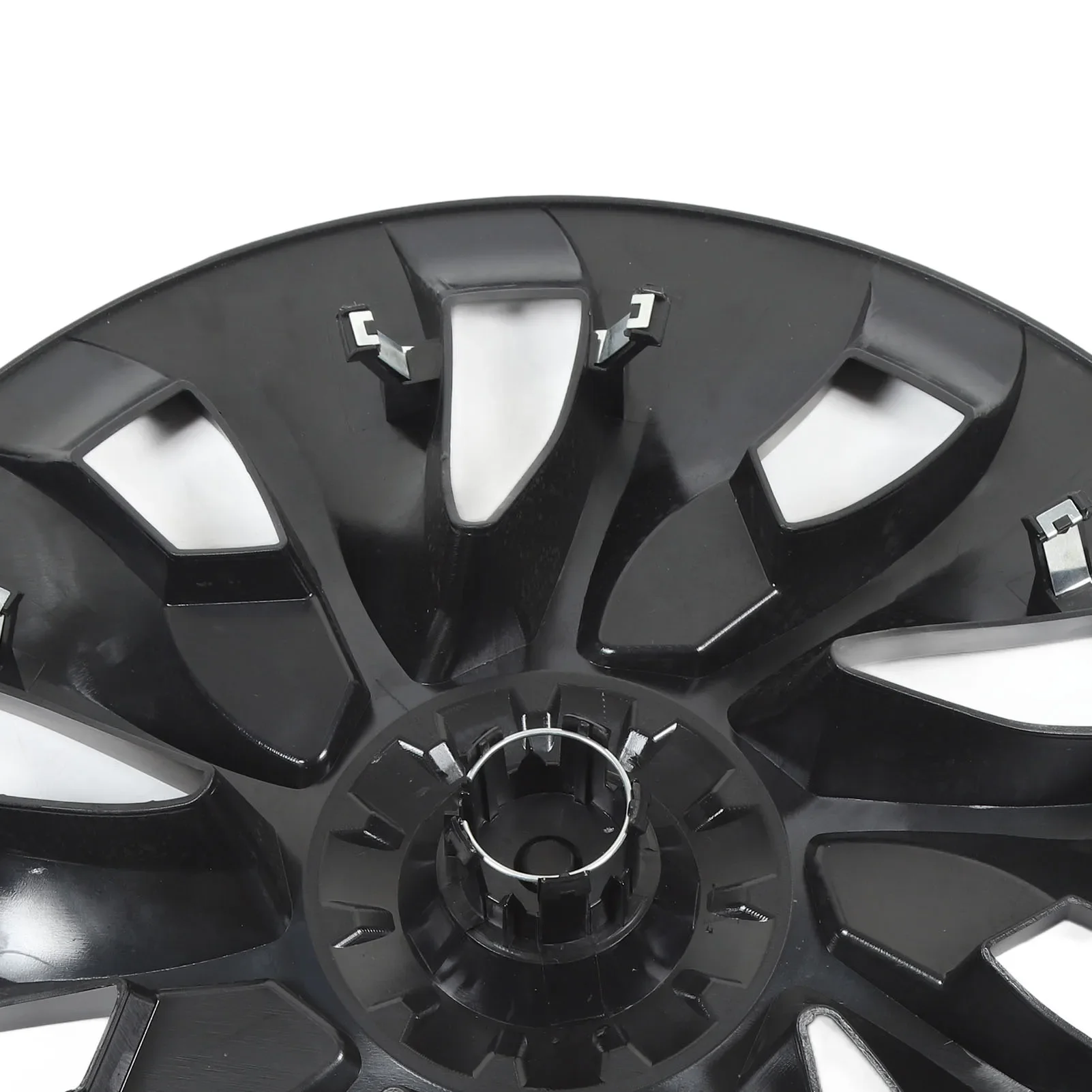 Dop Roda 18in Dop Roda 18in Matte Hitam Pengganti Sporty Keren Cocok untuk Roda 18 Inci Penutup Pelek Roda Penutup Hub Roda