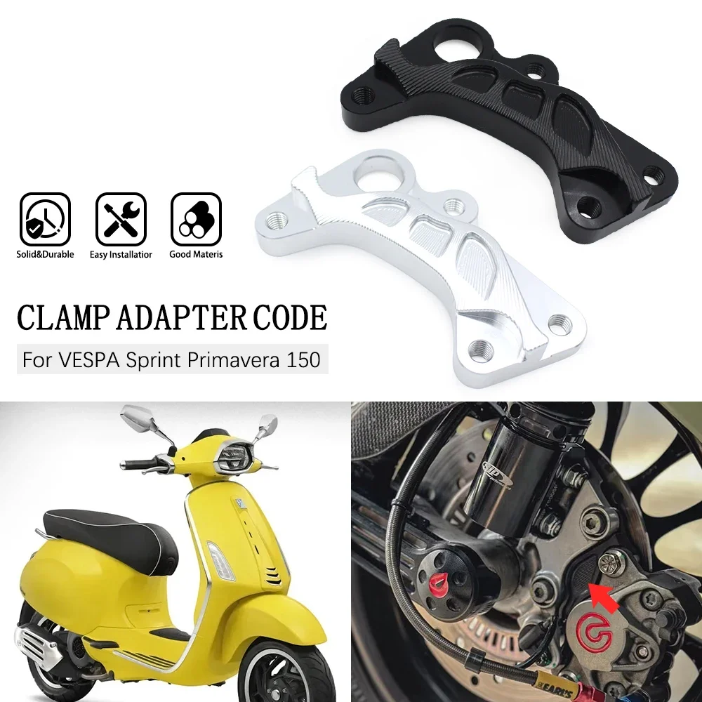 

Motorcycle Front Shock Absorber Caliper For VESPA Sprint Primavera 150 Support Axle Seating Front Shock Mount