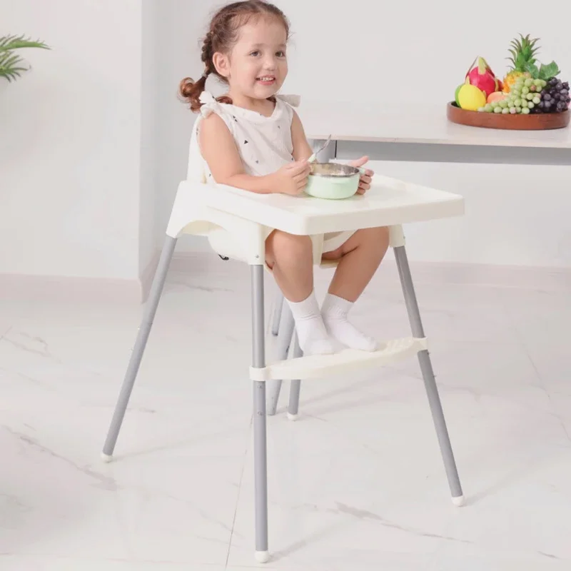 Cadeira para comer bebês, cadeira escolar multifuncional, cadeira ajustável em altura para casa, mesa de jantar e cadeiras convenientes para bebês