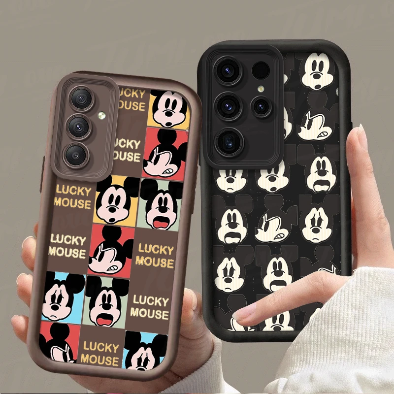 Disney Mickey Mouse Case for Samsung Galaxy A55 A35 A25 A15 A05 A05S 5G A24 A13 A23 A12 A22 A32 A52 A52S A71 A72 A51 4G Cover