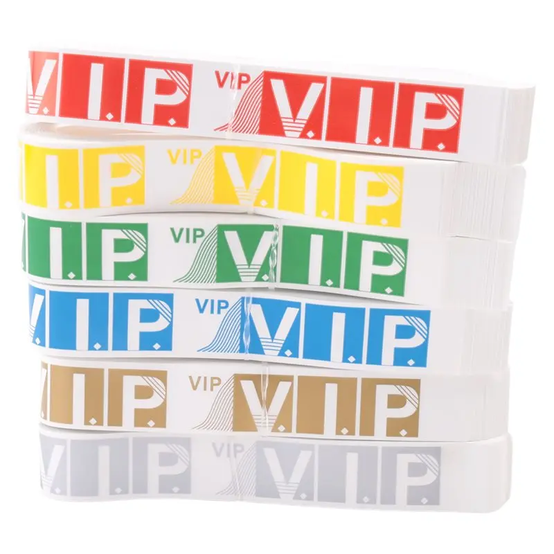 

Набор VIP-браслетов A29F-600: водонепроницаемые, неоновые, разноцветные браслеты для мероприятий и вечеринок