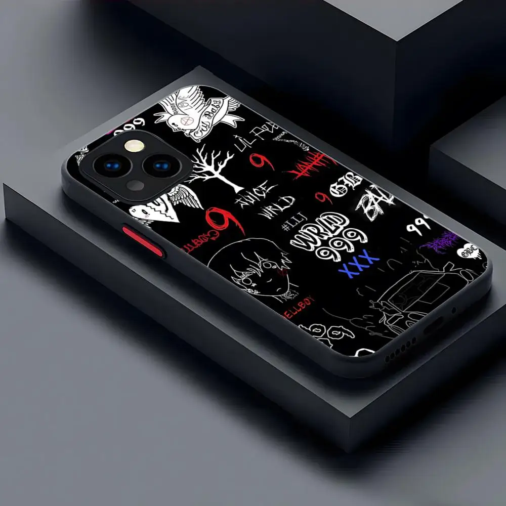 Singer J-Juice W-WRLD Phone Case Matte Transparent For 16 15 IPhone 12 11 13 Pro Max X XR XS 8 SE Mini Plus Back Cover