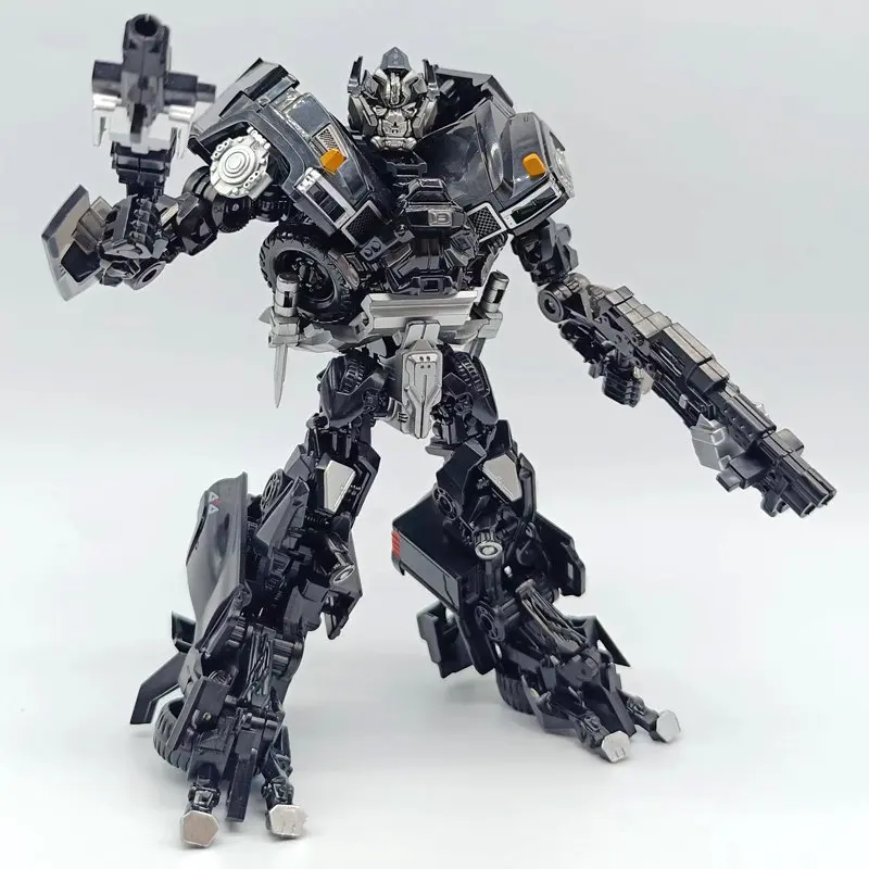 2023 New Baiwei TW1026B Trailbreaker Transformation Robot Ironhide Weapon Truck Action Figure ABS 17CM Deformation Model Boy Toy