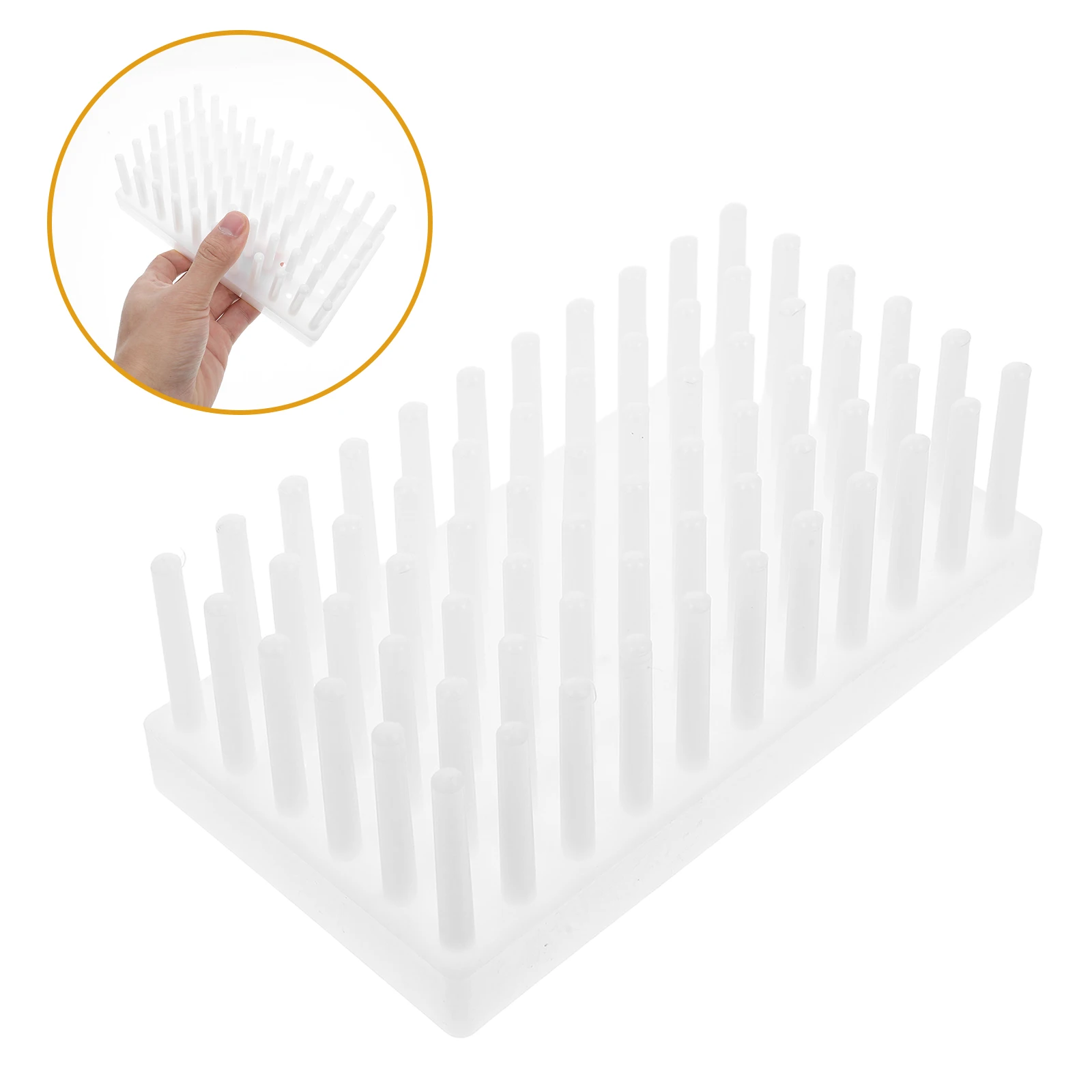 

Test Tube Rack Laboratory Container Shelf Dry Sample Reusable Plastic Experiment