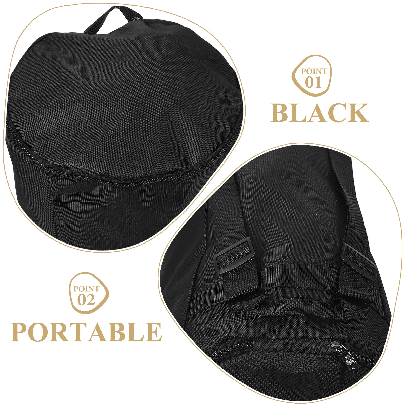 

Tambourine Bag African Drum Carrying Backpack Drummer Accessories Oxford Cloth Storage Djembe