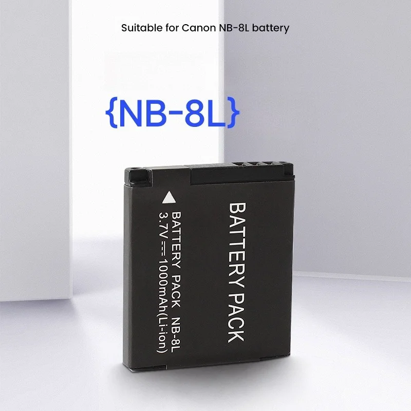 

Замена аккумулятора NB-8L емкостью 1000 мАч для цифровых фотоаппаратов Canon A1200/A2200/PC1474/PC1590, литий-ионная аккумуляторная батарея большой емкости