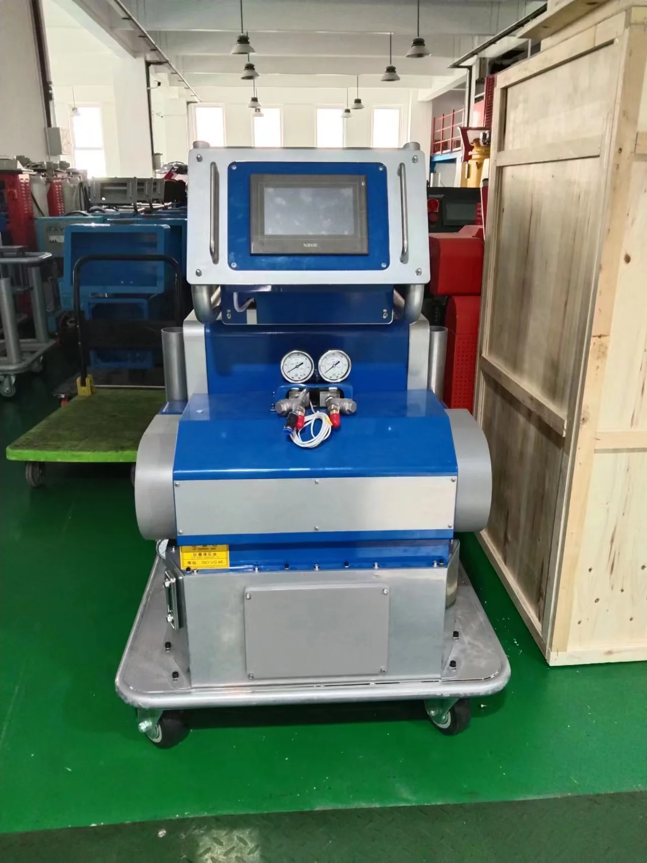 Customized PU High Pressure Industrial V6T Polyurea Polyurethane Foam Spray Machine For Truck Swimming Pool