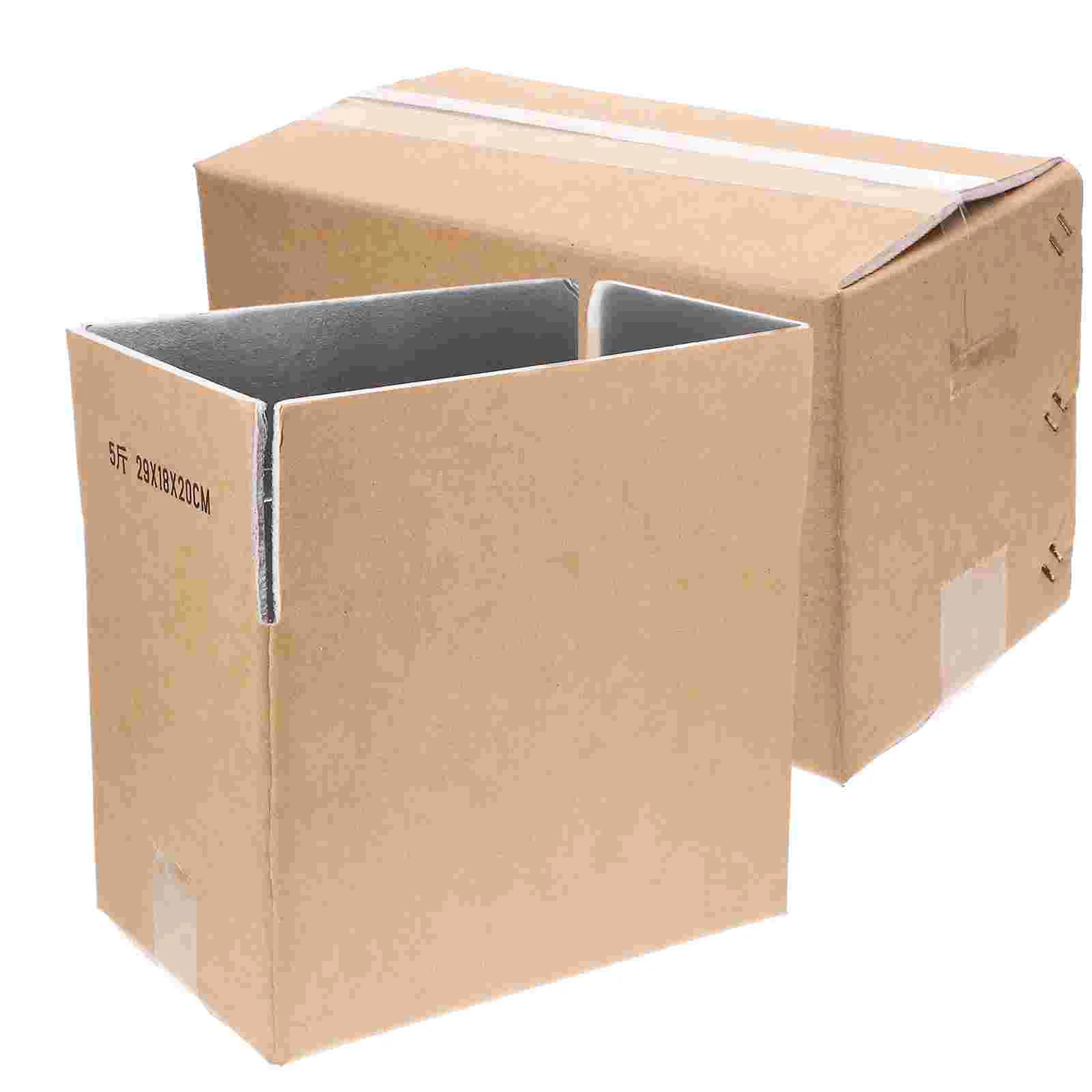 2 ชิ้นตู้แช่แข็งฉนวนถุงจัดส่ง Thermal Mailer อาหาร Cooler เย็นบรรจุกล่องน้ําแข็งแห้ง