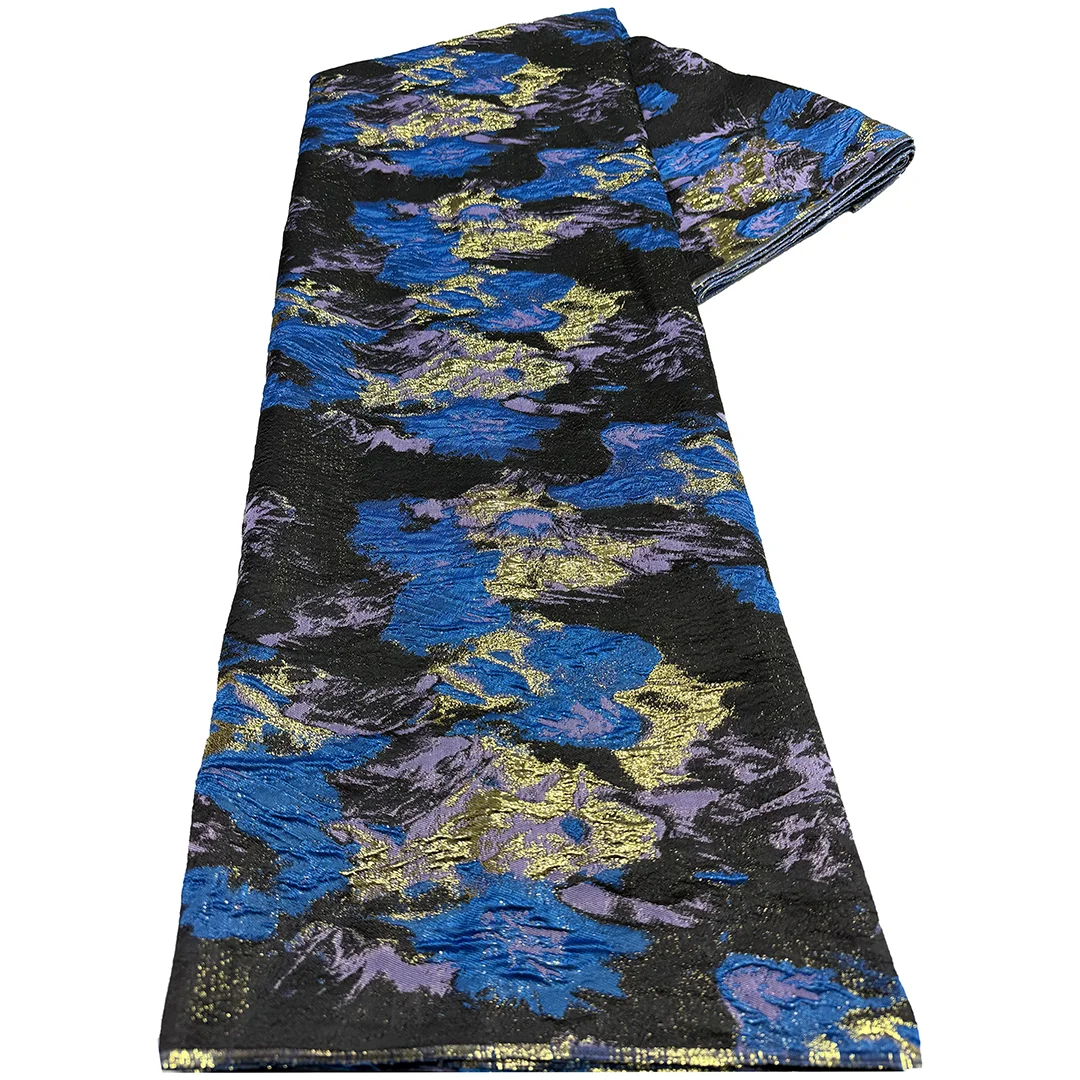 Afrikanischer Damast Nigerianischer Tüll-Spitzenstoff 2026 Hochwertige Stickerei Partykleid Kleid Brokat Jacquard Hochzeit 5 Yards