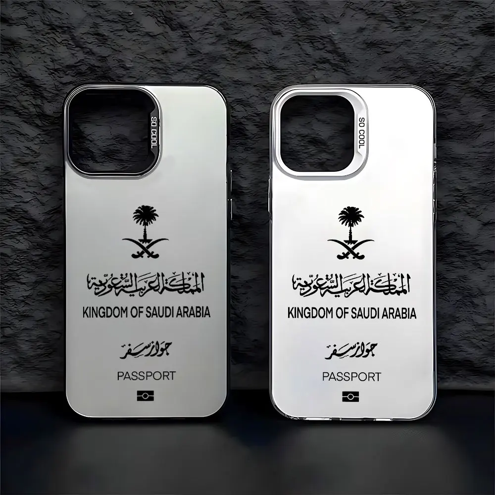 

Saudi Arabia Passport Phone Case for OPPO Reno 6 6Pro 7 7Pro 7Z 8T 10Pro Plus 5G Matte Shockproof Back Cover