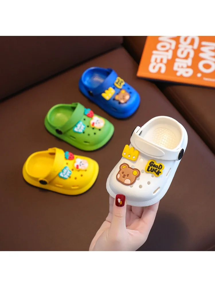 Pantoufles d'été pour enfants, garçons et filles, sabots mignons antidérapants à bout ouvert, sandales pour nourrissons en bas âge et grands enfants, 2026