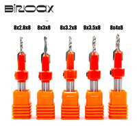 Binoax Aluminum Countersink Drill Alloy HSS Drill Bit Set Screw Woodworking Chamfer Tool Quick Change 3mm 3.2mm 3.5mm 4mm