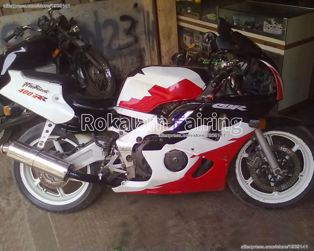 

Body Kit For Honda CBR400RR NC29 1990-1998 CBR400 RR 90 91 92 93 94 95 96 97 98 Red White Black Motorcycle Fairing Kit