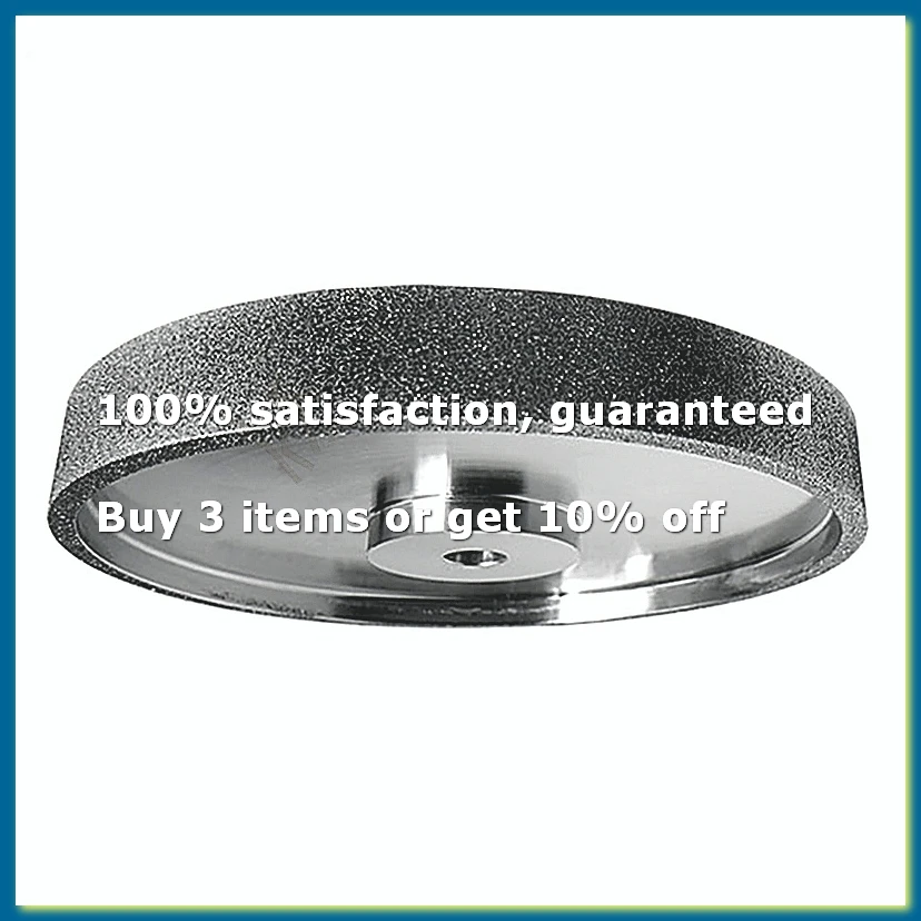 , 6Inch Dia X 1Inch Wide, with 1/2Inch Arbor, Grinding Wheel for Sharpening HSS, 80 Grit-AD33