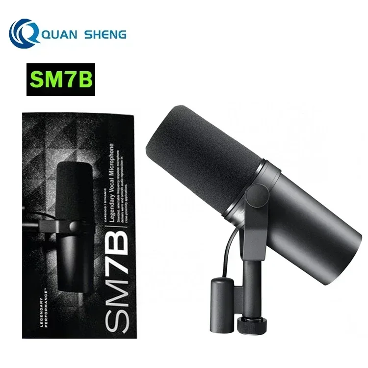 NewSM7B Cardioid Dynamic Vocal Microphone Professional Recording Studio Equipment For Podcasting Microfonos Live Streaming