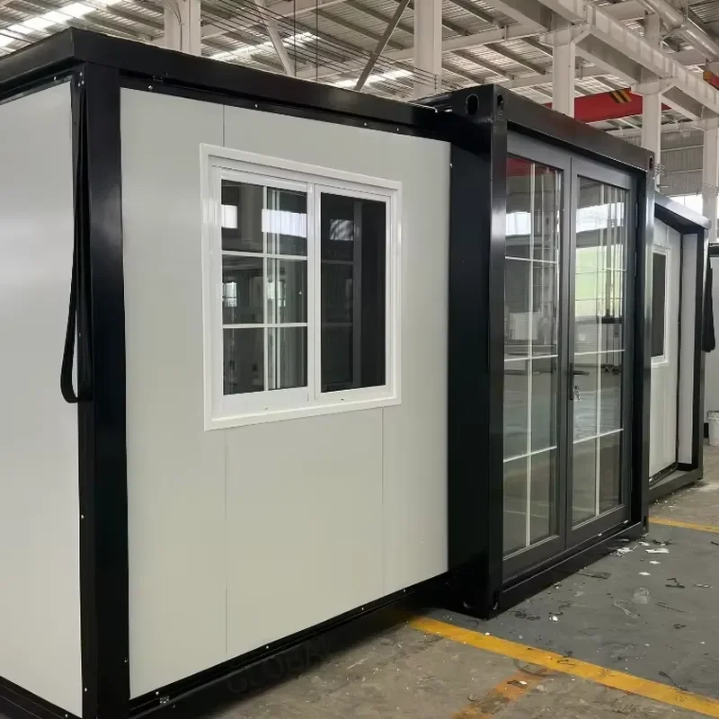 2026Hot Modern 2/3/4 Bedroom Expandable Folding Container House Free Delivery Mobile Cabin with Steel Frame Structure