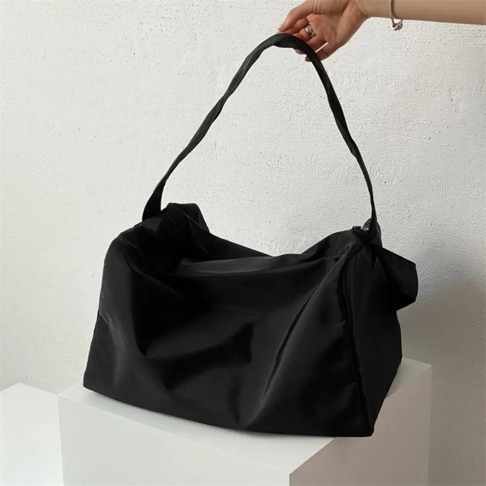Nylon Yoga Training Bag Solid Color Large Capacity Sports Fitness Bags Waterproof Portable Travel Tote Bag Gym Yoga