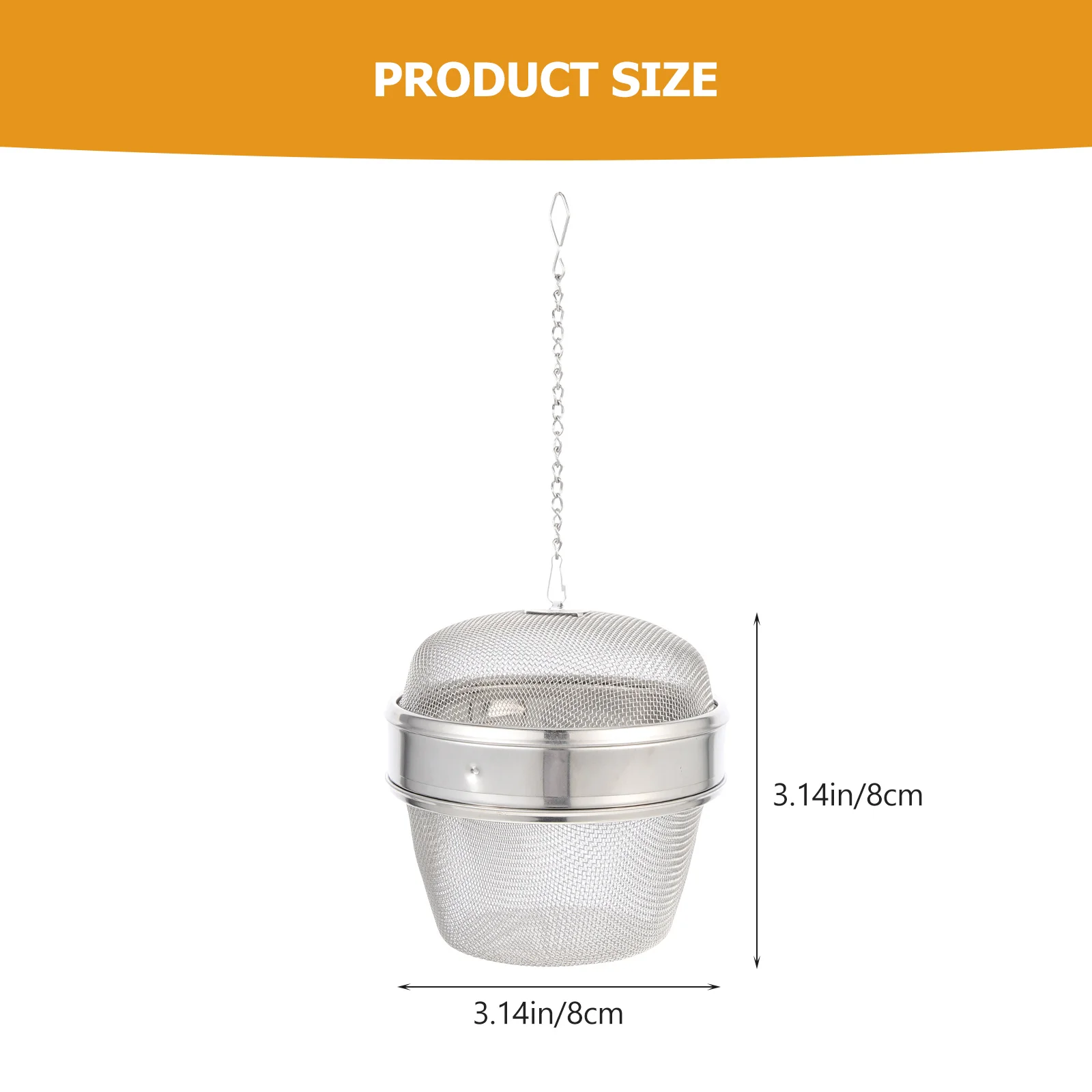 2 pezzi di palline da tè in acciaio inossidabile gioielli multifunzione pulitore a vapore accessorio filtro a maglia fine per il lavaggio dei gioielli con infusore da tè