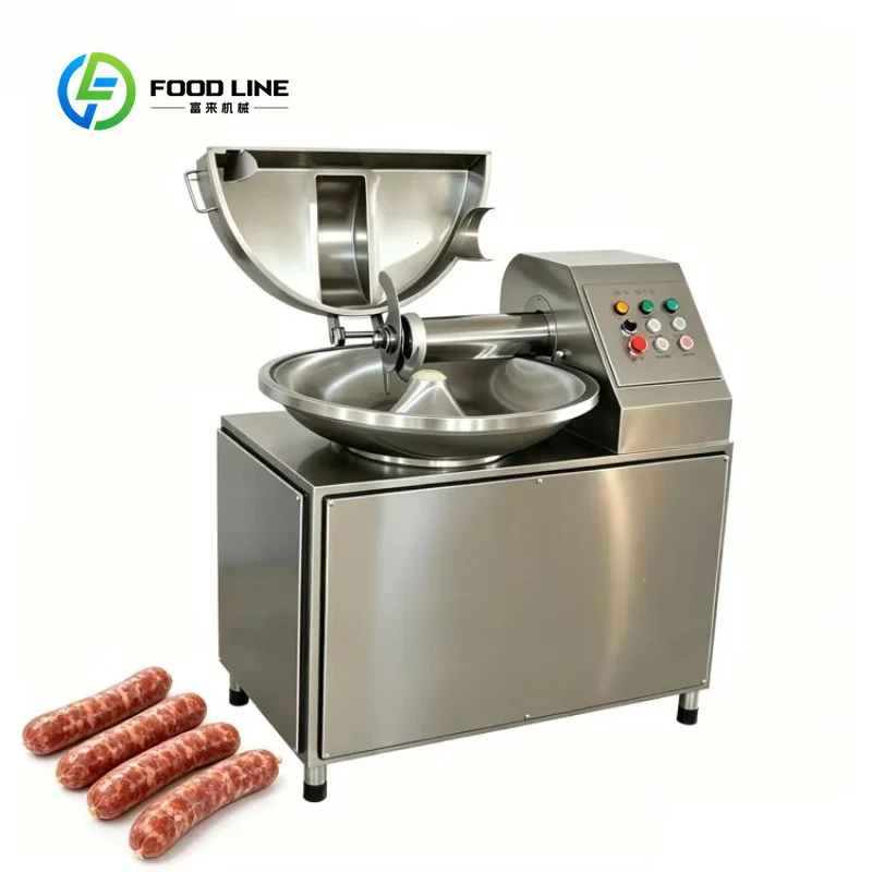 custom bowl chopper bowl cutter removable bowl blade high rotation chopping machine for sausage meatball food workshop