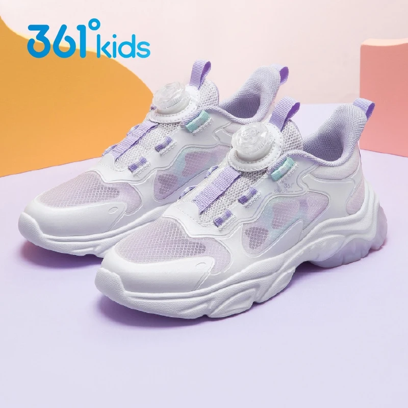 

361 Degrees Kids Running Shoes Anti-Slip And Wear-Resistant Soft-Sole Comfortable Lightweight Shoes For Infants