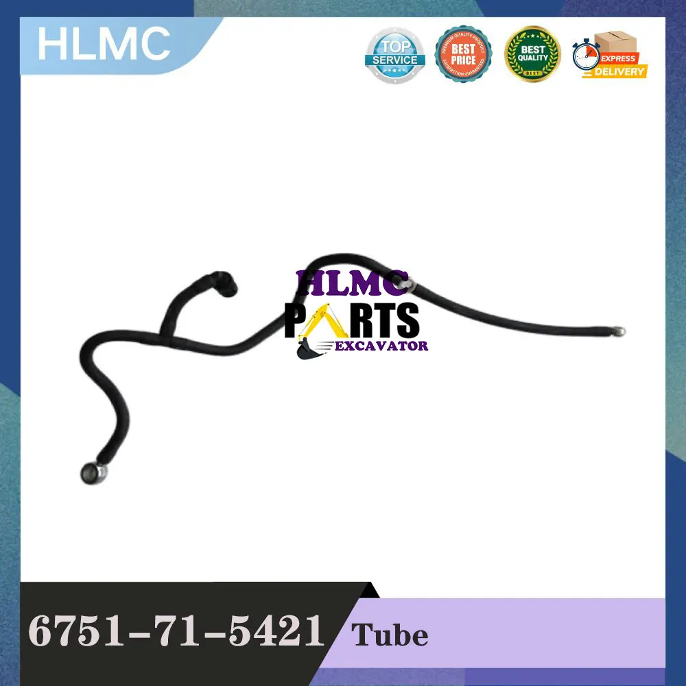 

6751-71-5421 Детали экскаватора Топливная труба для KOMATSU S4D107E PC200-8 PC160-8