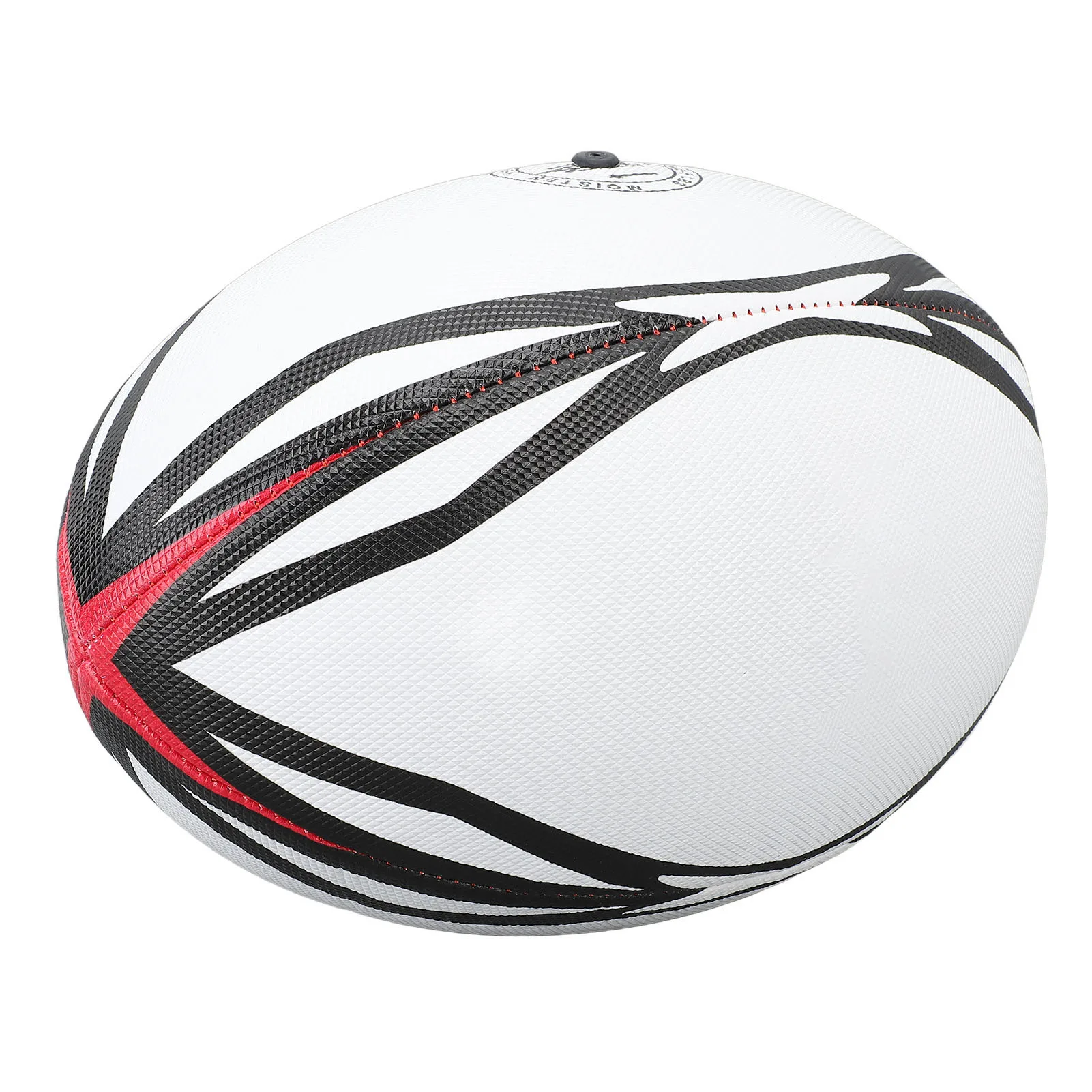 

Number 9 Rugby Ball Inflatable Practice Ball High Elasticity PVC Rugby Ball for Match and Daily Training