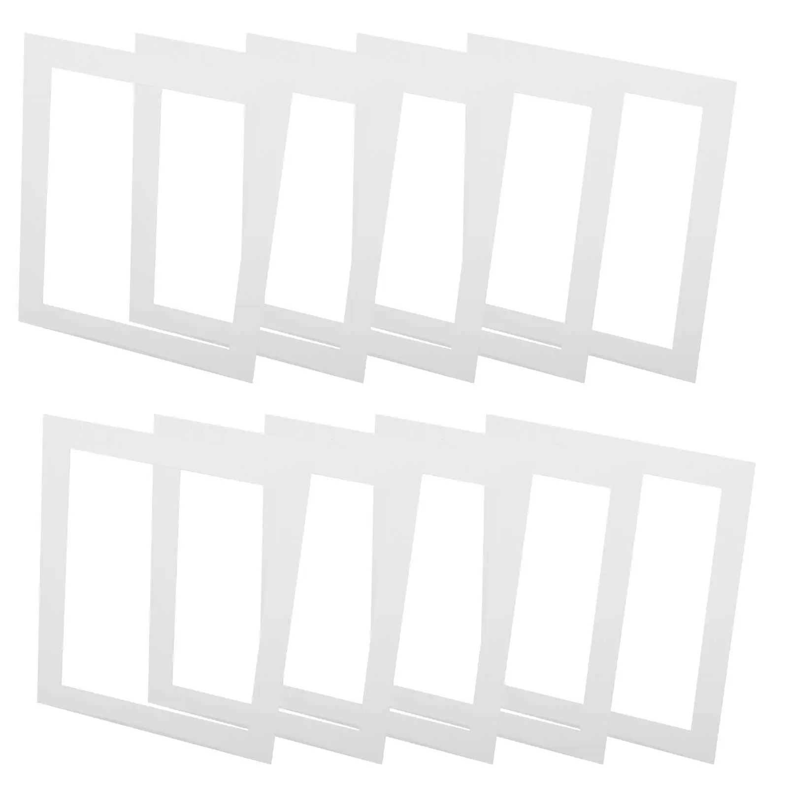 

20 шт. Подложки для фоторамок, предварительно нарезанные, со скошенными краями, для защиты и улучшения контраста, для демонстрации в рамке