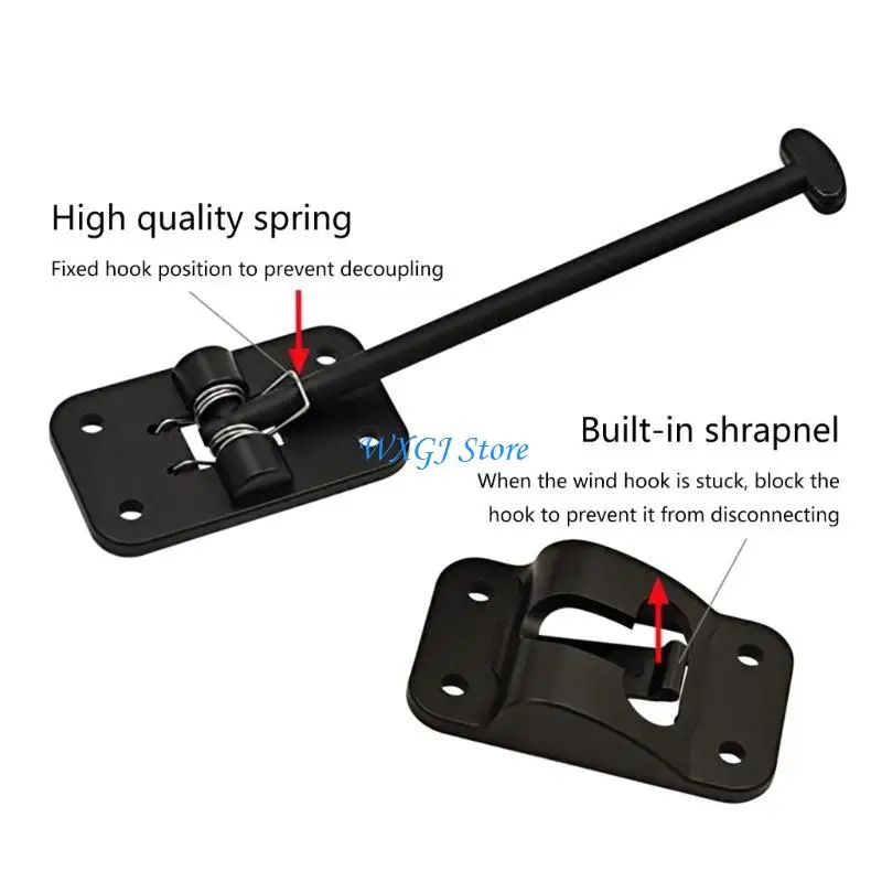 

37JE Plastic Entry Door Catch 6" Door Holder Catch for Campers