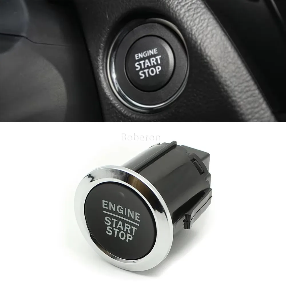 Car Engine Start Push Button Switch Ignition Starter Start Button Switch Replacement Enginee Start for Ford Mondeo Taurus Edge