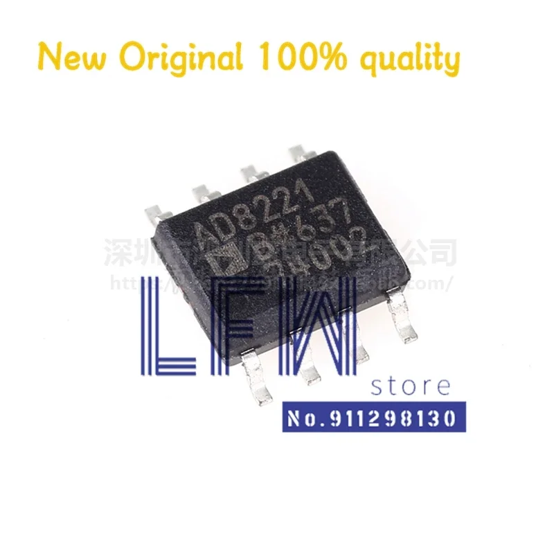 2pcs/lot AD8221BRZ AD8221BR AD8221B AD8221 SOP8 Chipset 100% New&Original In Stock