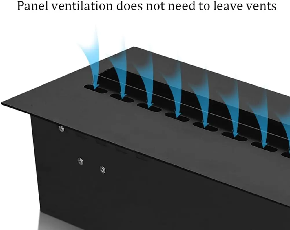 Modern Led Electronic Chimenea 3d Water Vapour Flame Effect Fire Place Heater Insert 3d Electric Water Steam Vapor Fireplaces