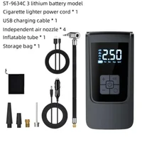 Bomba de aire del compresor de aire para el coche, inflador de neumáticos portátil, bomba eléctrica para motocicleta, compresor de aire para coches, motocicletas y bicicletas