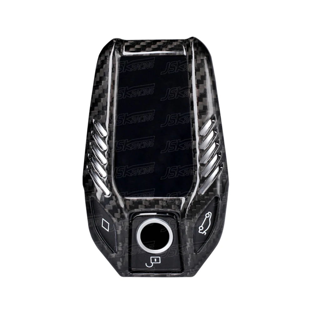 Real Carbon Fiber Key Fob Cover For Bmw X Series X3 G08 2018-2020