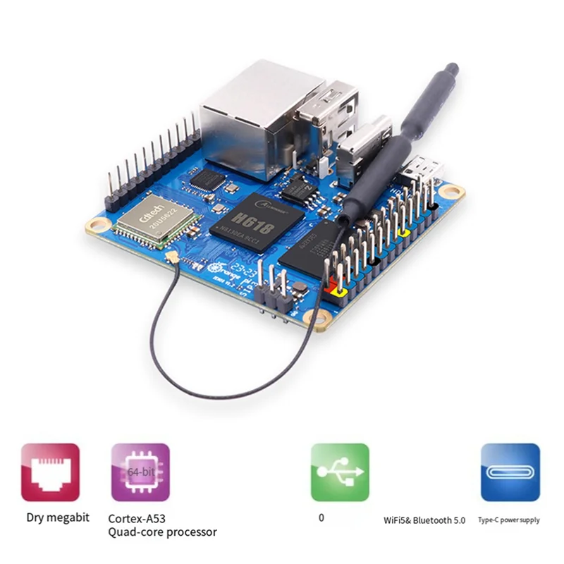 

Exquisite-For Orange Pi Zero 3 4GB RAM Single Board Computer H618 Chip Wifi-BT5.0 LPDDR4 Gigabit Development Board Kit UK Plug D