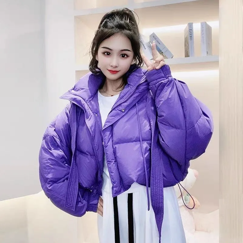 New Women Down Jacket Winter Coat Female Short Parkas Thick Outwear Given To Philandering Leisure Time Fashion Overcoat