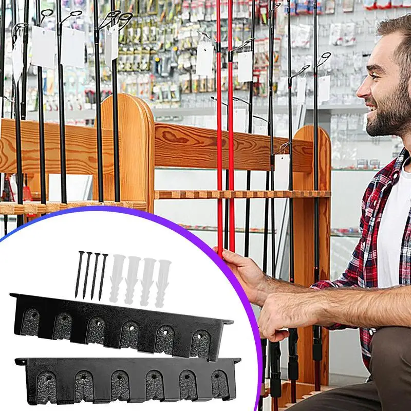 Fishing Rod Holders For Garage Vertical Fishing Rod Storage Rack Rod Holders For Wall Fishing Pole Storage Wall Mount Fishing