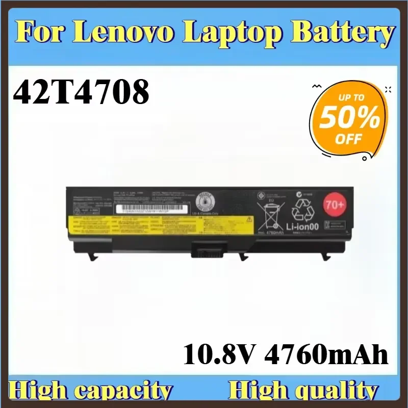 42T4708 10.8V 4760mAh For Lenovo ThinkPad 42T4708 42T4714 42T4731 42T4733 42T4737 42T4751 Replacement Laptop Battery