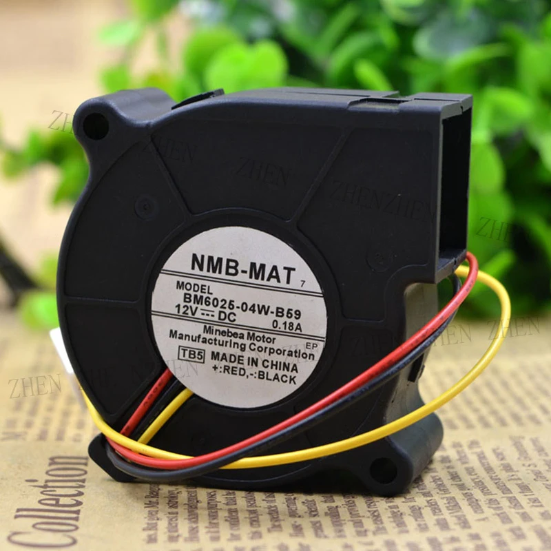 S New for NMB BM6025-04W-B59 0.18A 12V 3Pin cooling fan#QW