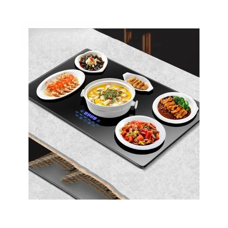 meal insulation board, vegetable heating cutting board, household dining table mat folding multi-functional electric heating