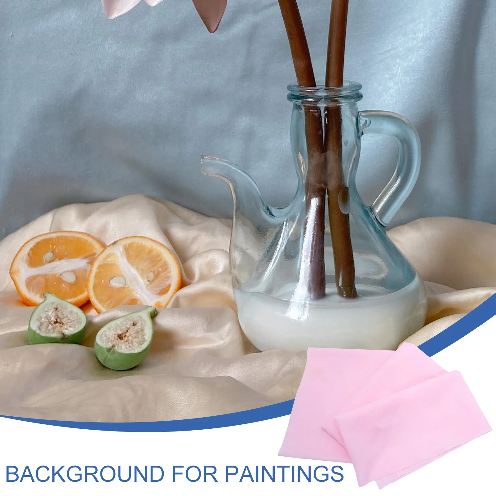 خلفية رسم للرسم، قماش موثوق به، خلفية فنية من القماش، مقاس كبير لمعدات رسم الحياة الساكنة