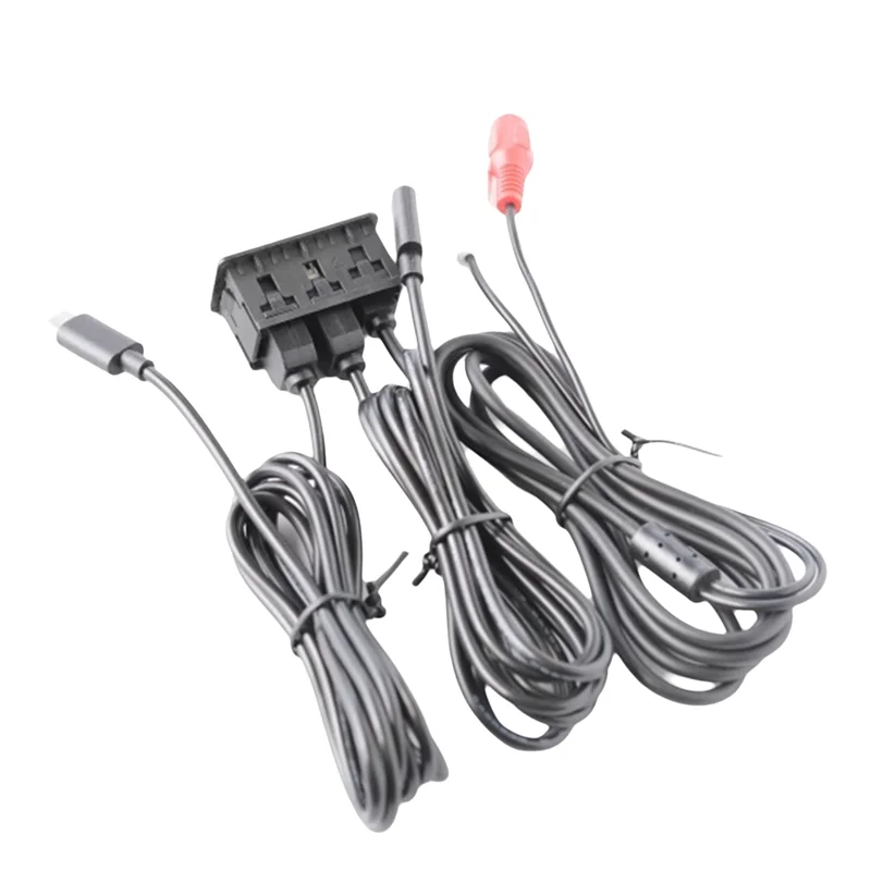 Classy-Car Android Navigation Machine AUX Panel TYPE-C+RCA Input Double USB+AUX Interface Panel Extension Cable Adapter Panel