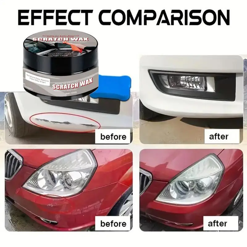 Scratch Repair Restorer Wax Multifunctional Scratch And Swirl Remover Portable Paint Scratch Repair For Vehicles Polish And Wax