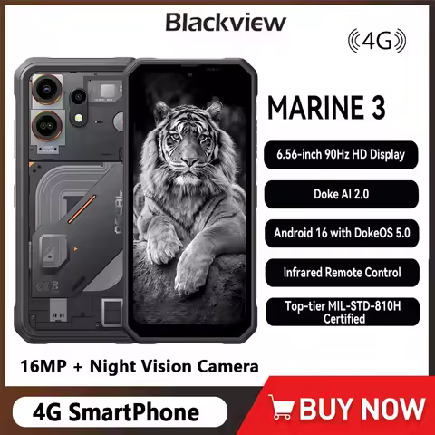 NEW Blackview Oscal MARINE 3 Smartphone 6.56-inch...