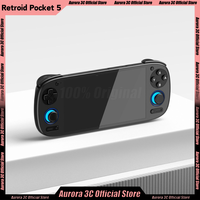 Retroid Pocket 5 Handheld Game Console RP5 5.5 Inch OLED HD Screen SD865 8+128G Android Bluetooth 5.1 Pocket Game Console Custom