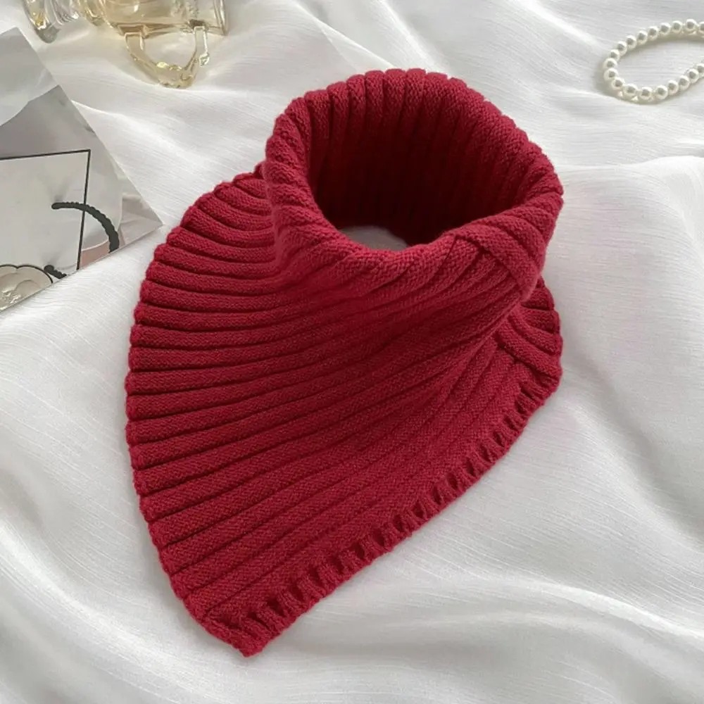 Fashion Knitted Fake Collar Scarf Women Girls Warm Turtleneck Neck Warmer Detachable Winter Windproof Scarf Elastic Collar