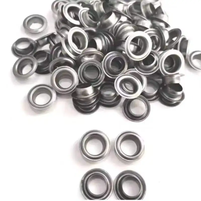 Brass Color Stainless Steel Nickle Plated Eyelets 12mm 10mm 8mm 6mm 5.5mm Banners Tarpaulin Canvas Eyelet Punching Machine New