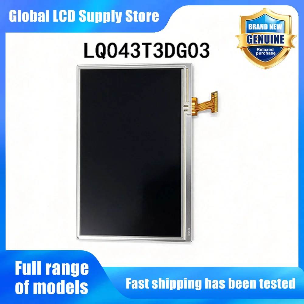 LQ043T3DG03 4.3 Inch LCD Display Screen Panel Original for Sharp Brand New Tested