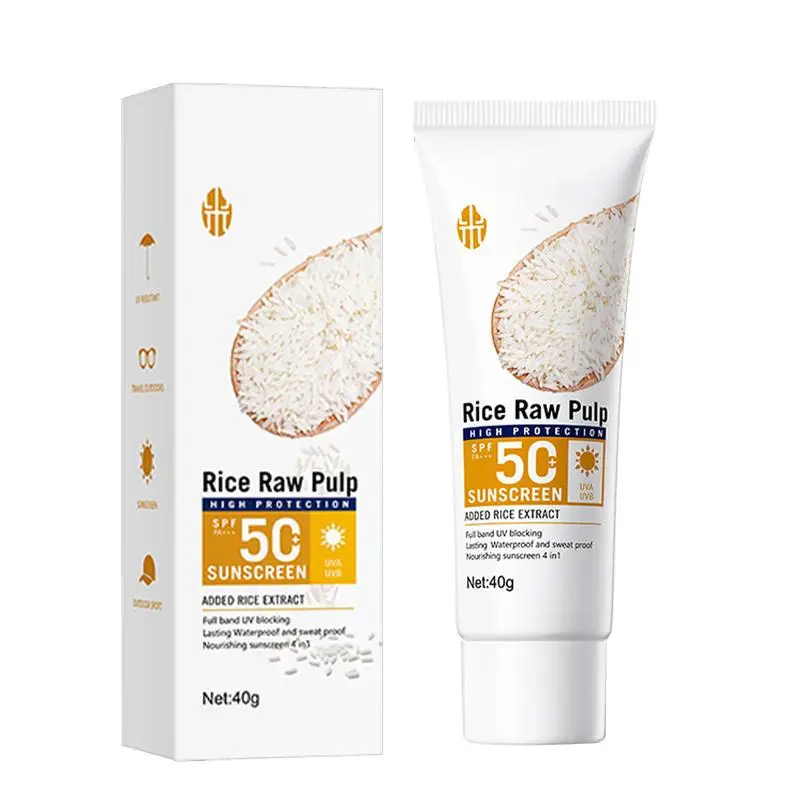 Rice Probiotics Sunscreen Spf 50+ High Sun Protection Hydrating Moisturizing Skin Sun Lotion UV Protection Sun Screen Lsolation