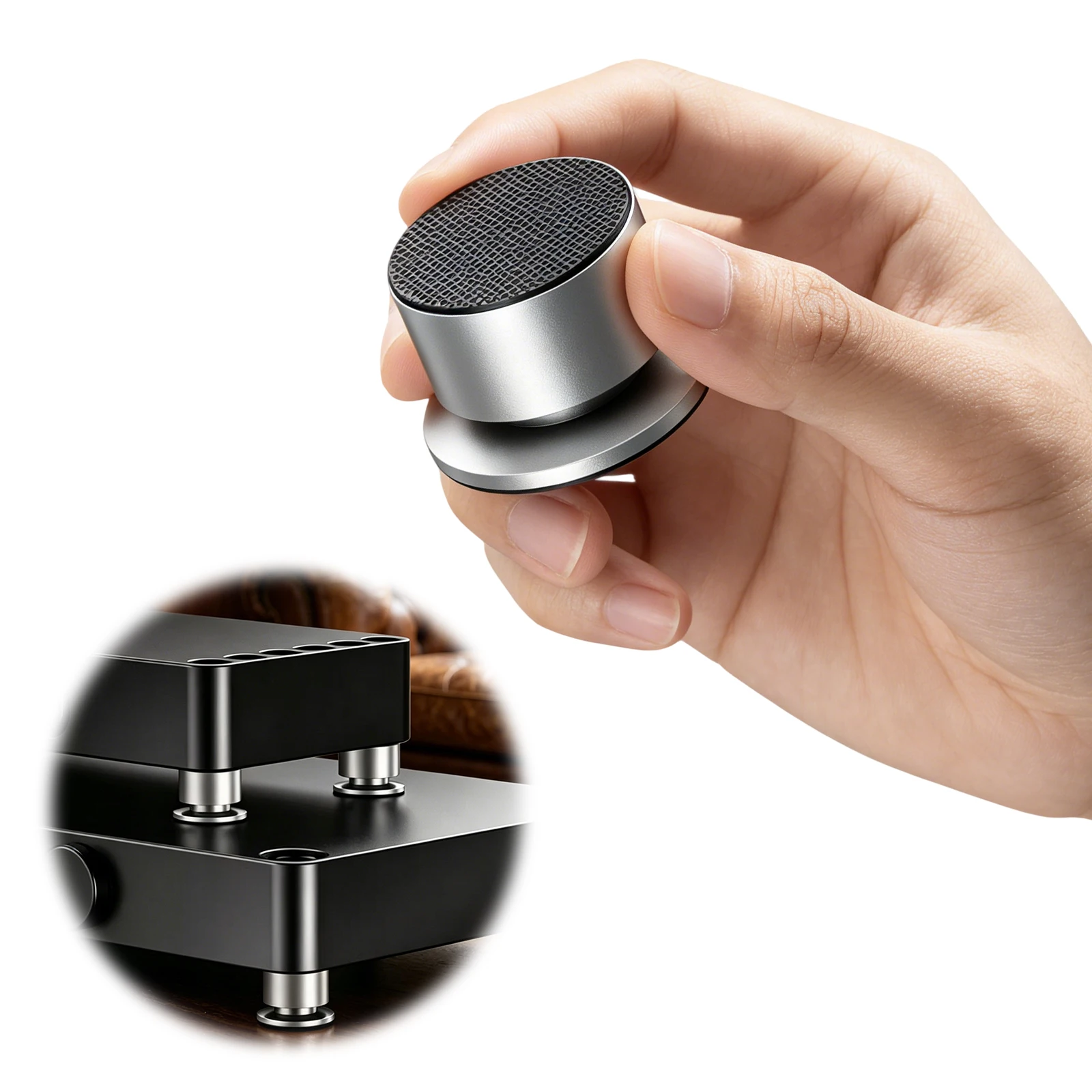 Portable Speaker Isolation Feet Reusable Foot Nails And Foot Pads Multi-Purpose Adjustable Turntable Isolation Feets for Party